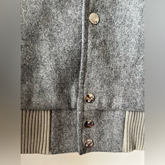 MKI MIYUKI ZOKU GREY/WHITE CLASSIC VARSITY JACKET - Picture 9 of 16